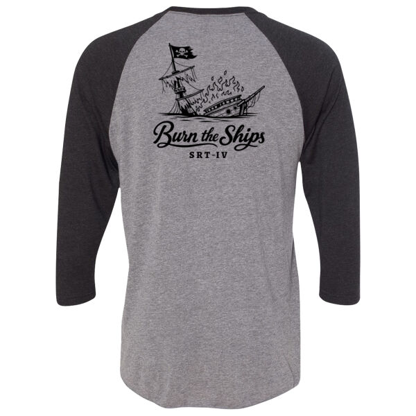 Burn the Ships Baseball Tee Thumbnail